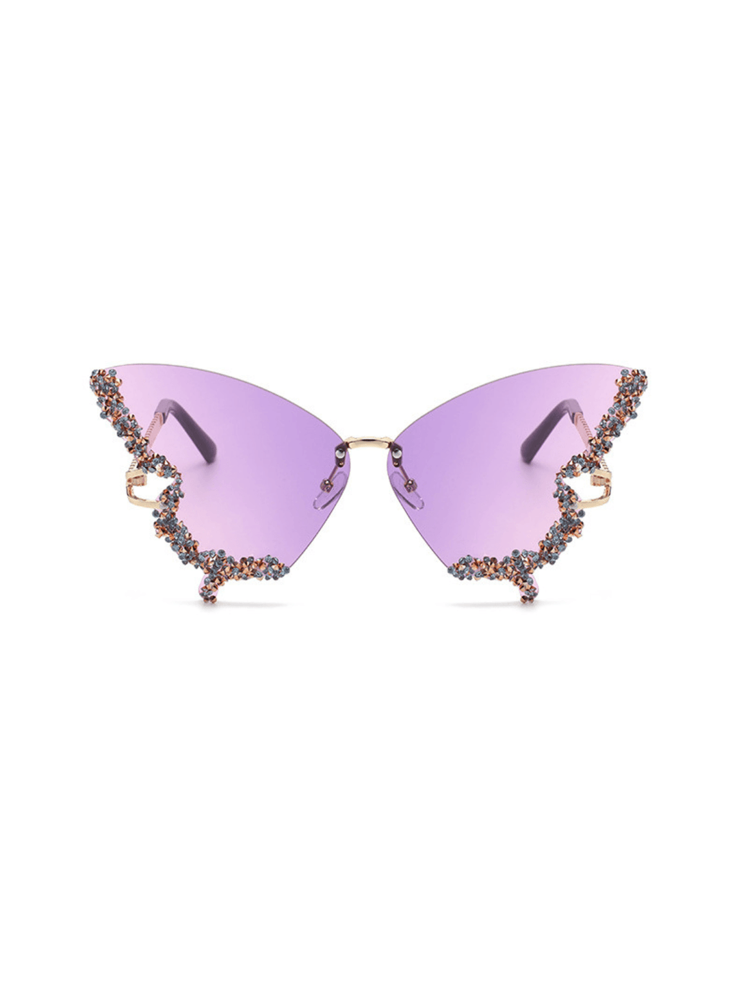 Cleo | Schmetterlings-Sonnenbrille mit Glamour-Look