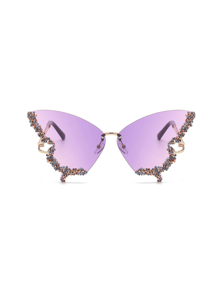 Cleo | Schmetterlings-Sonnenbrille mit Glamour-Look