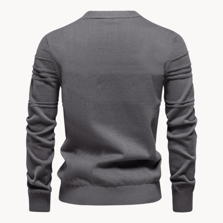 Burkhard | Stilvoller Herrenpullover mit Rautendesign