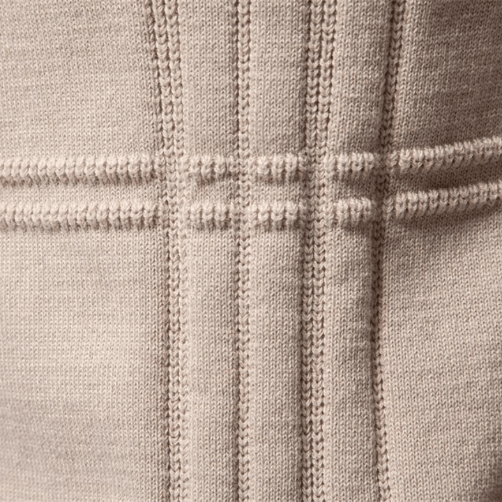 Burkhard | Stilvoller Herrenpullover mit Rautendesign