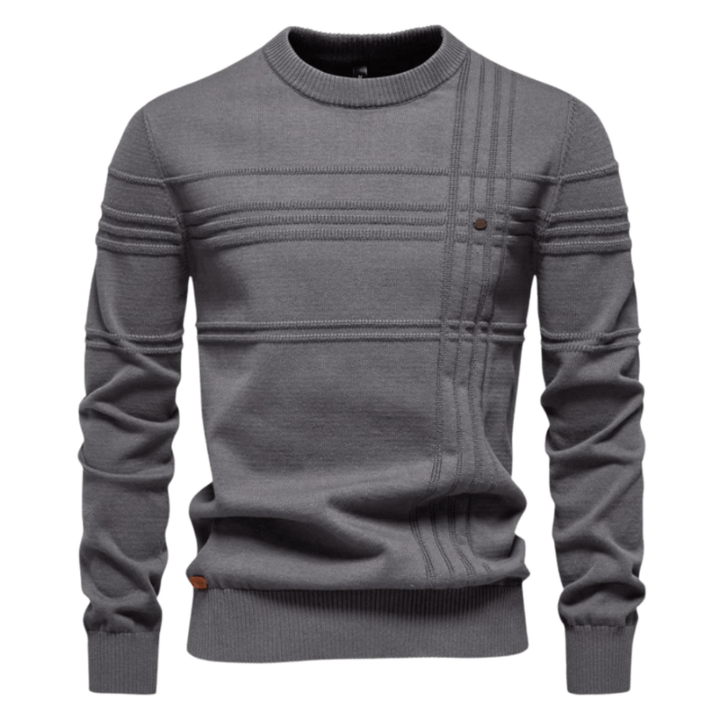 Burkhard | Stilvoller Herrenpullover mit Rautendesign