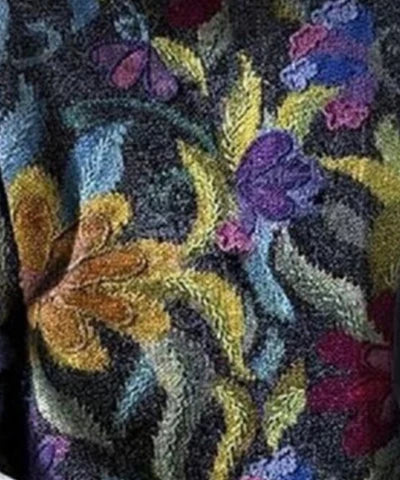 Wilfriede | Strickpullover mit mehrfarbigem Muster