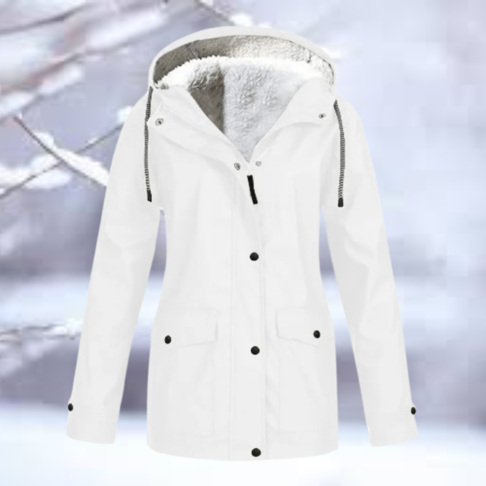 Elsa-Marie | Wasserdichte Winterjacke mit Kapuze und verstellbaren Bündchen