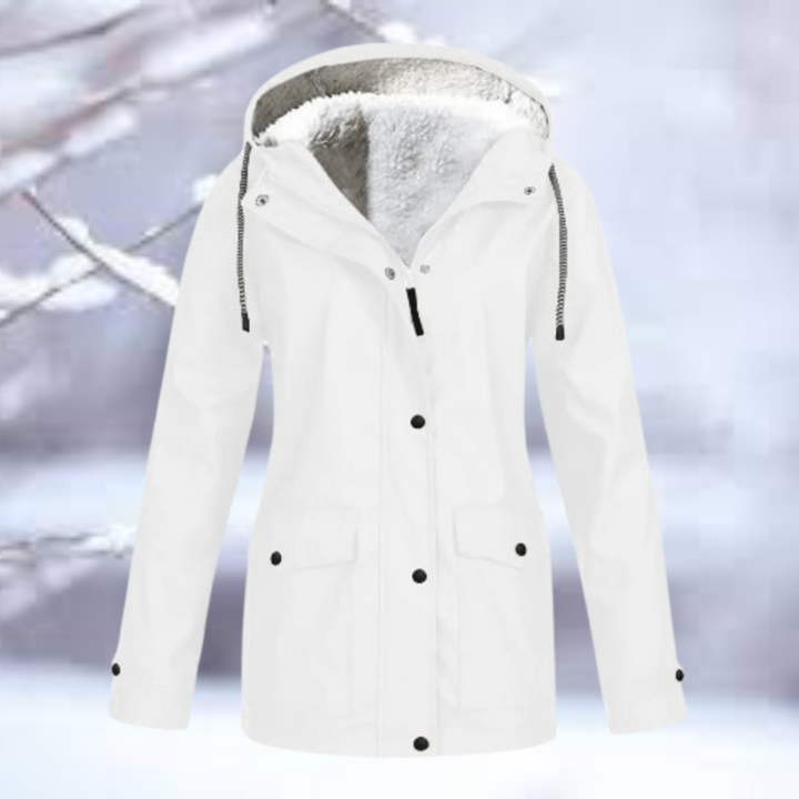 Elsa-Marie | Wasserdichte Winterjacke mit Kapuze und verstellbaren Bündchen
