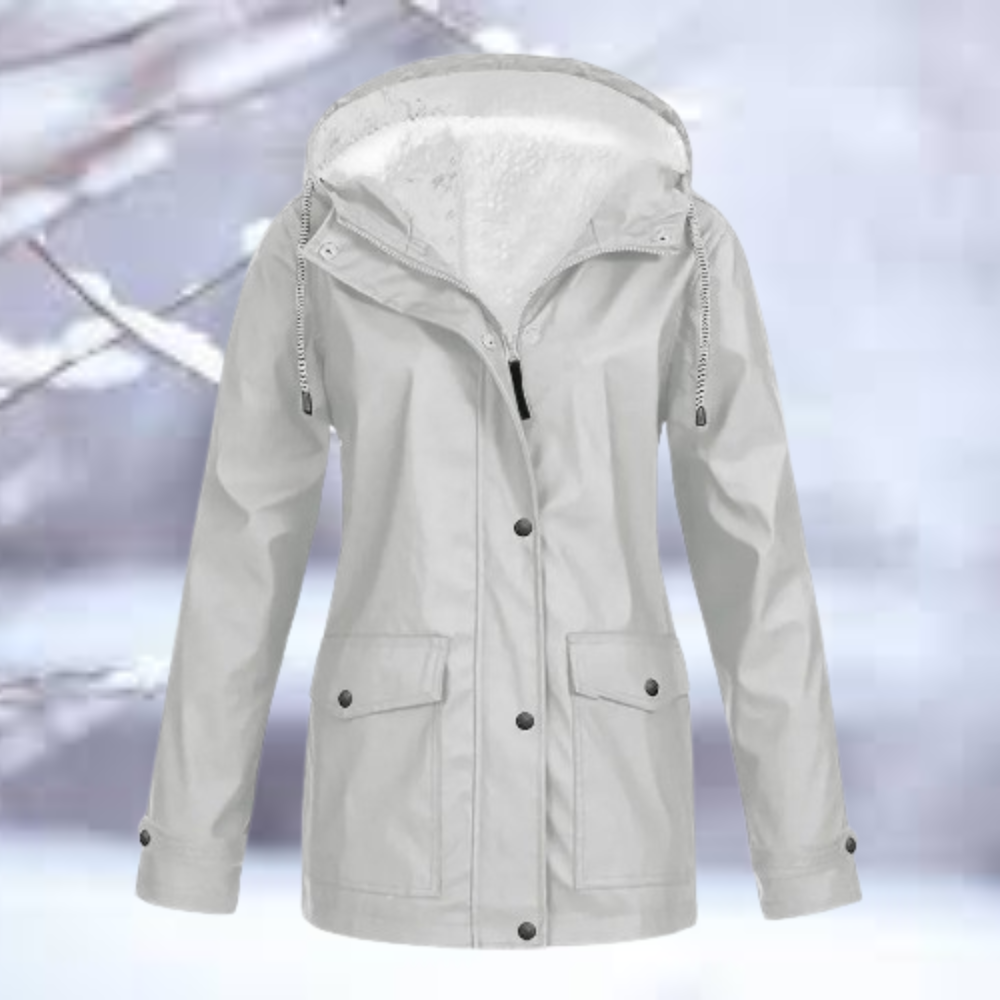 Elsa-Marie | Wasserdichte Winterjacke mit Kapuze und verstellbaren Bündchen