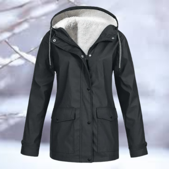 Elsa-Marie | Wasserdichte Winterjacke mit Kapuze und verstellbaren Bündchen