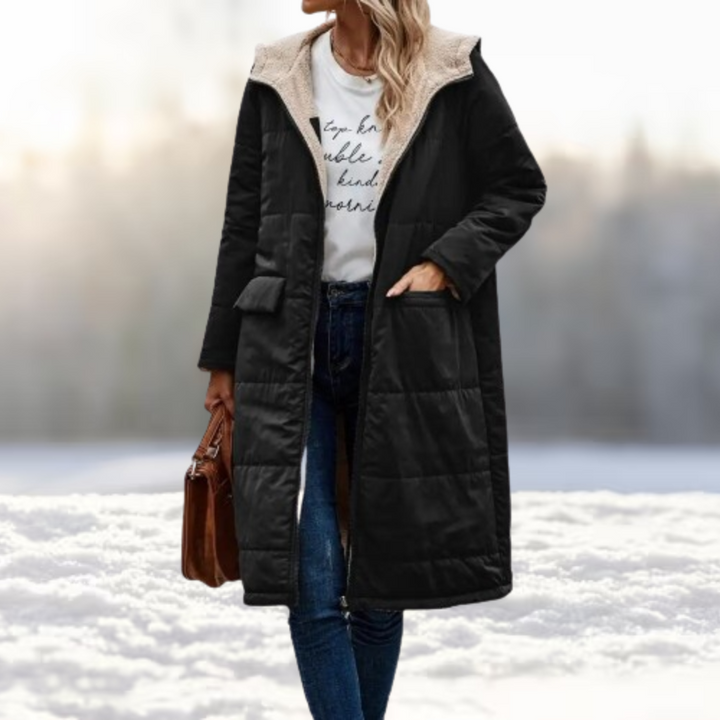Theresa | Wendbare Winterjacke mit praktischem Reißverschluss