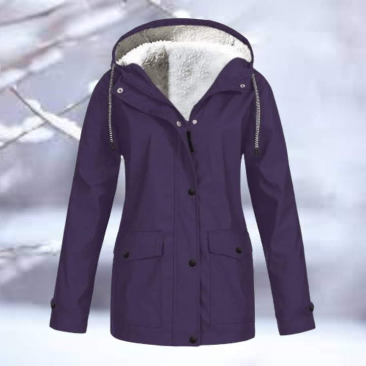Elsa-Marie | Wasserdichte Winterjacke mit Kapuze und verstellbaren Bündchen