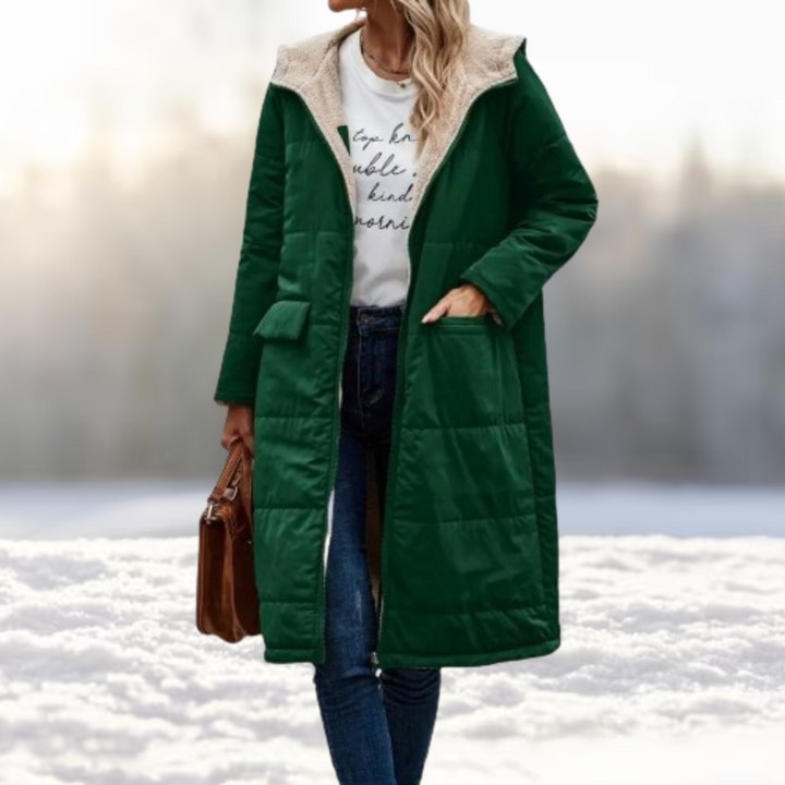 Theresa | Wendbare Winterjacke mit praktischem Reißverschluss