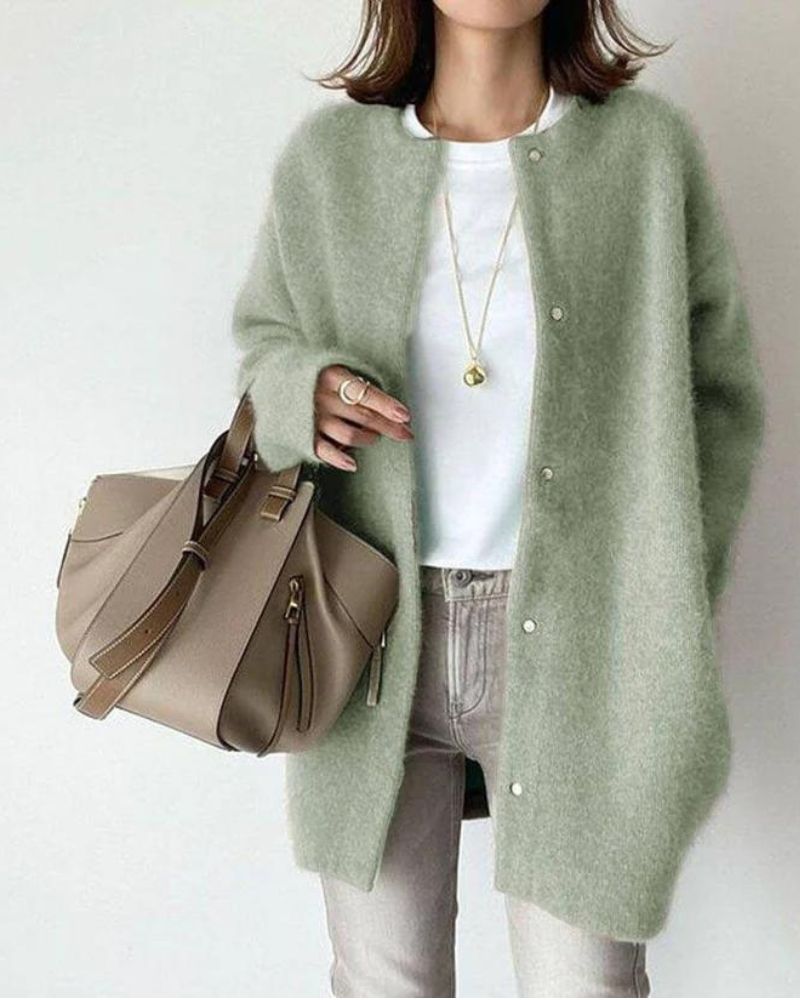 Anna-Line | Stilvolle Strickjacke aus warmem Material