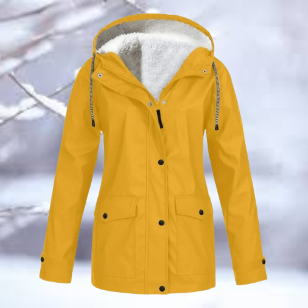 Elsa-Marie | Wasserdichte Winterjacke mit Kapuze und verstellbaren Bündchen