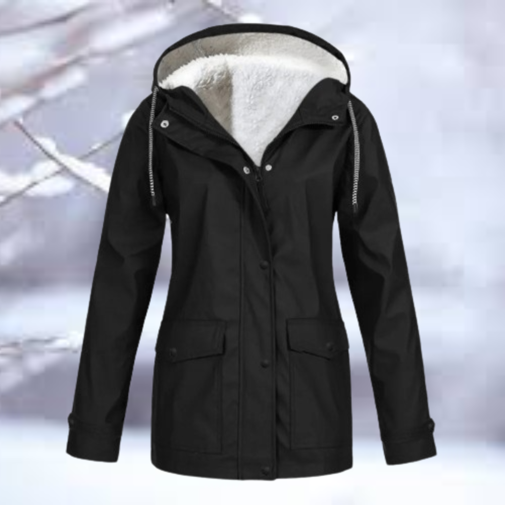 Elsa-Marie | Wasserdichte Winterjacke mit Kapuze und verstellbaren Bündchen