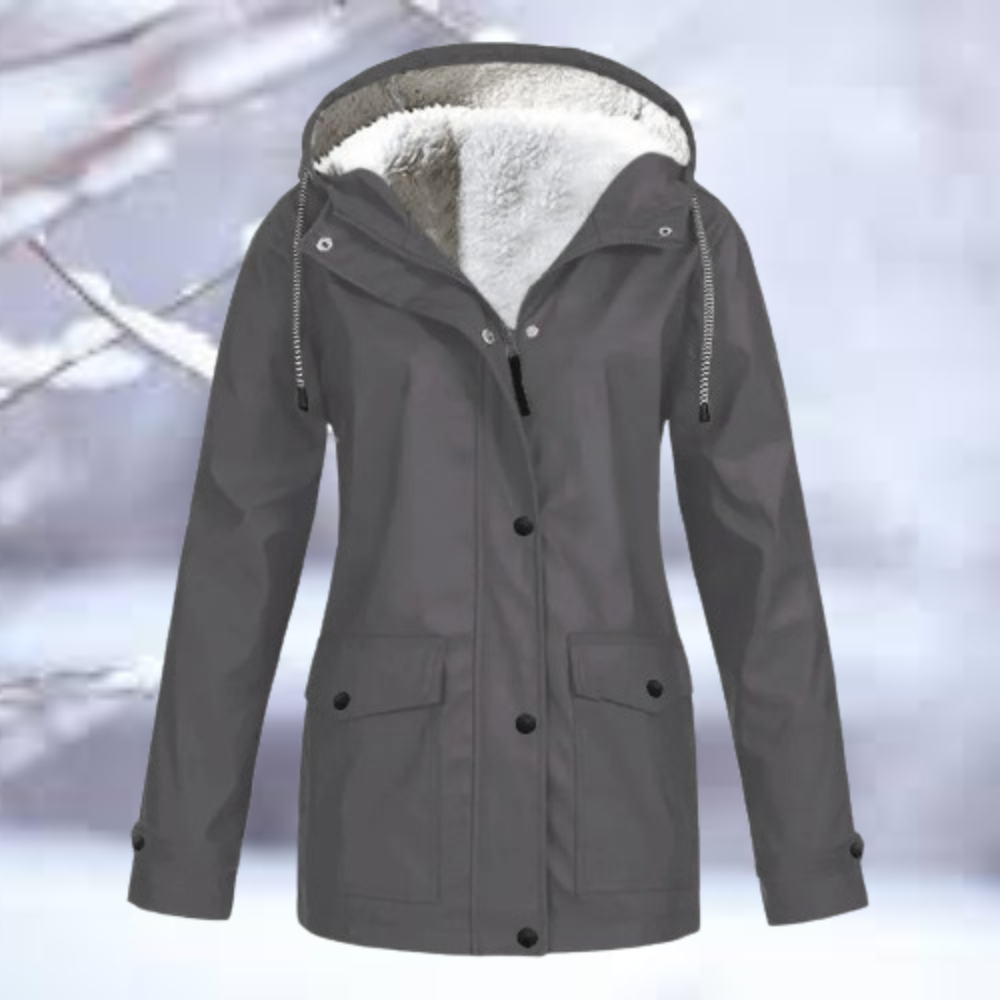 Elsa-Marie | Wasserdichte Winterjacke mit Kapuze und verstellbaren Bündchen