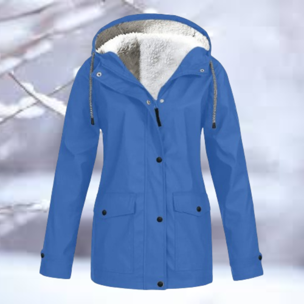Elsa-Marie | Wasserdichte Winterjacke mit Kapuze und verstellbaren Bündchen