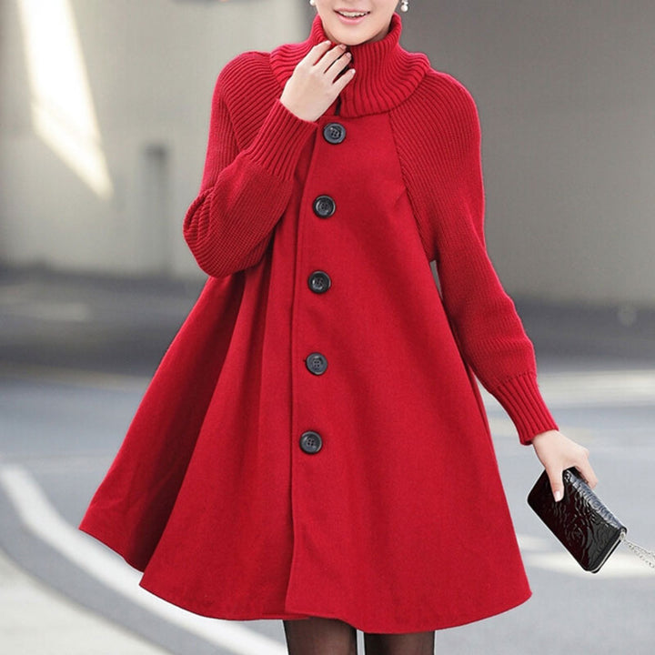 Amelie | Lange Übergangsjacke mit hohem Kragen und weicher Isolation