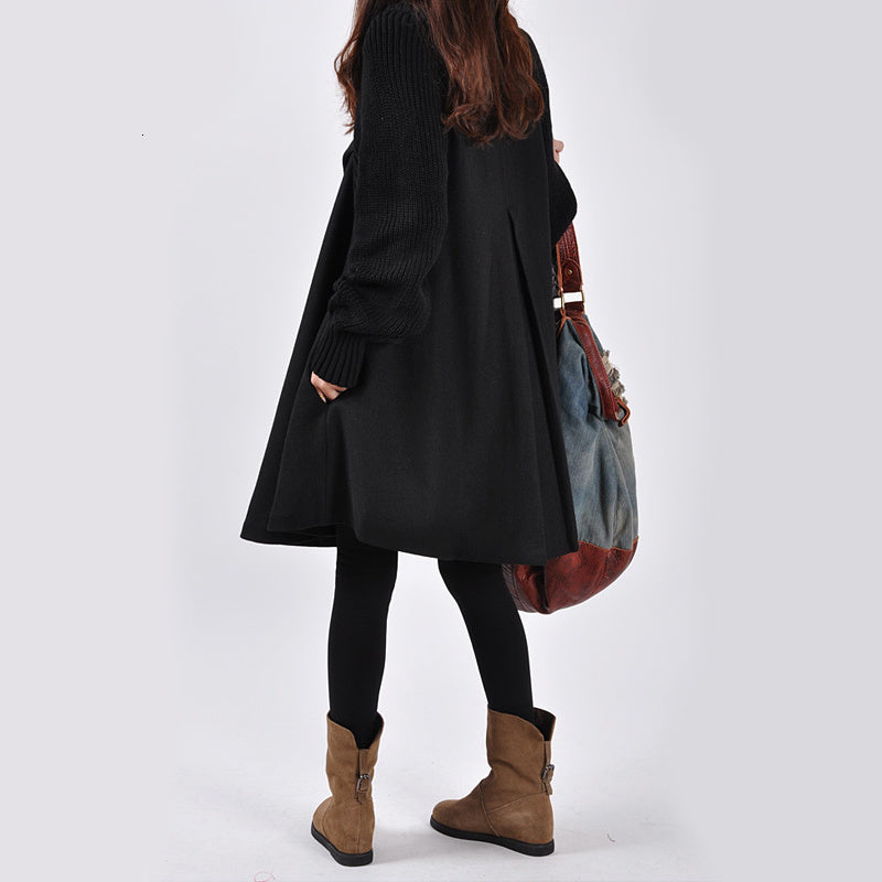 Amelie | Lange Übergangsjacke mit hohem Kragen und weicher Isolation