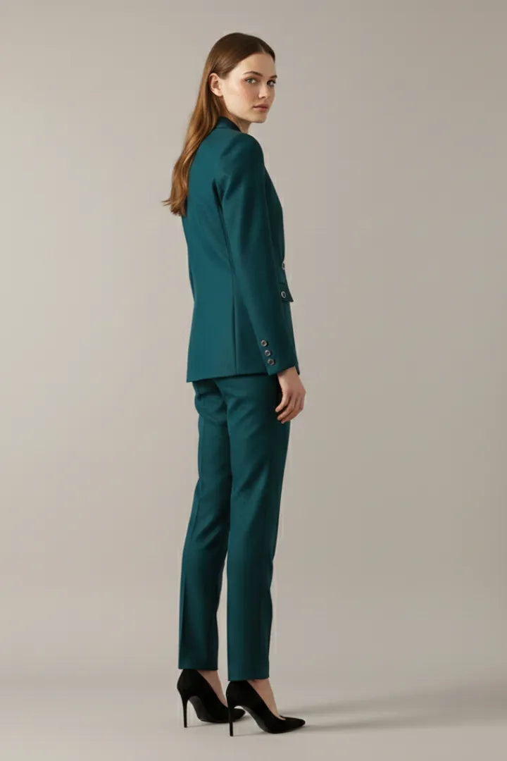 Josefa | Zweiteiler aus Ein-Knopf-Blazer und gerader Hose