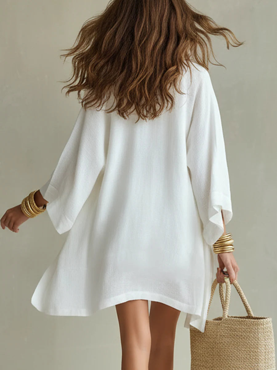 Antje | 3-teiliges Set mit Cardigan und Shorts