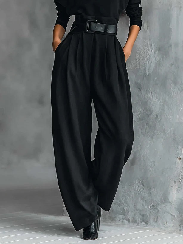 Gerlinde | Set aus Rollkragen-Top und gerader Hose