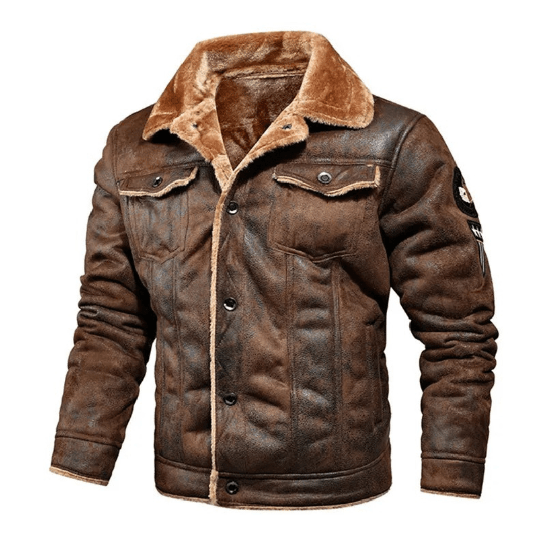 Edo | Elegante Warme Jacke Mit Knopfleiste
