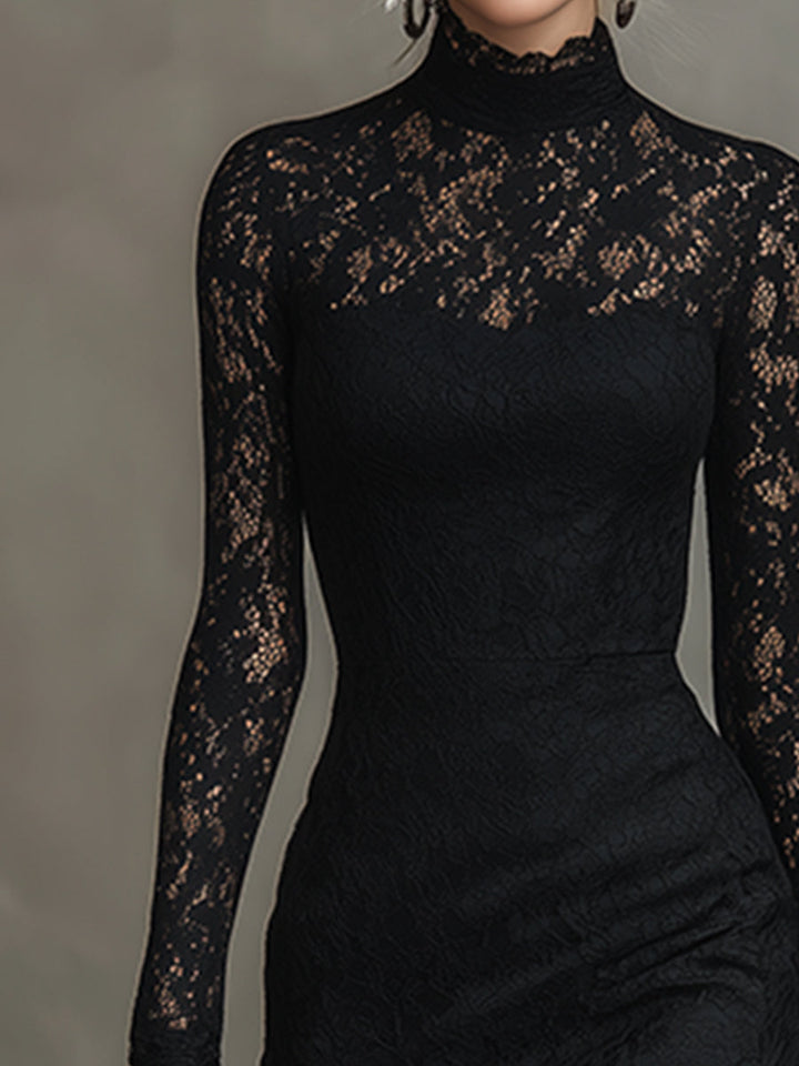 Alwine | Spitzen-Abendkleid mit Fischschwanz