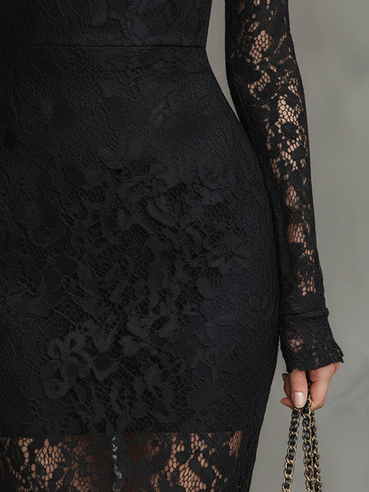 Alwine | Spitzen-Abendkleid mit Fischschwanz