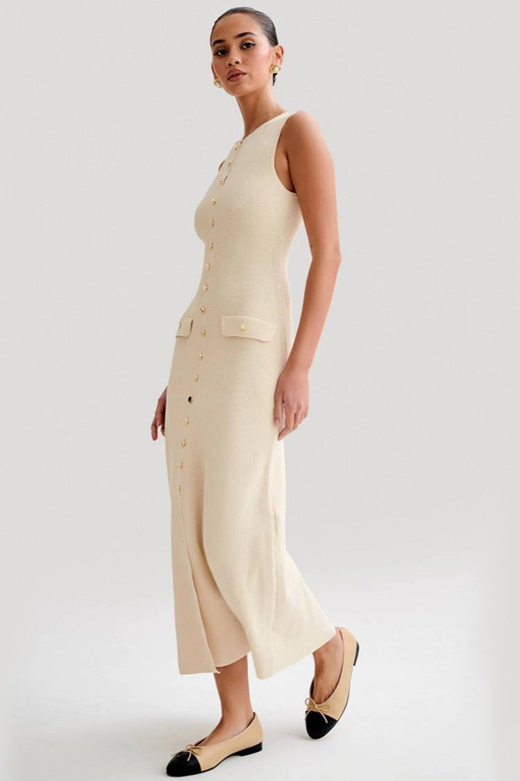 Selinde | Elegantes Strick-Maxikleid