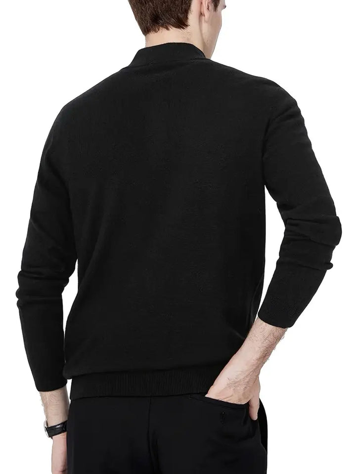 Noel | Lässiger Strickpullover Mit Reißverschluss