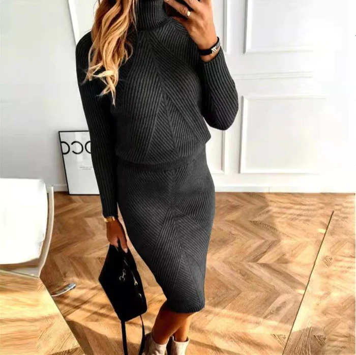 Ilse-Minna | Weiches Strickkleid mit schmeichelnder Silhouette