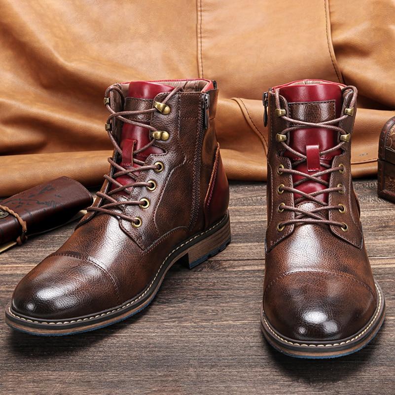 Elegante Oxford-Stiefel aus Leder