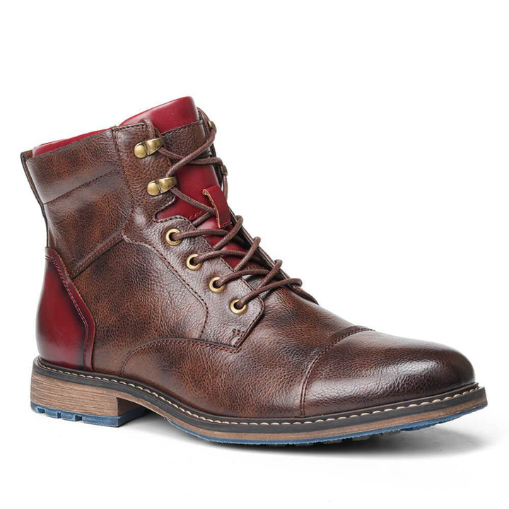 Elegante Oxford-Stiefel aus Leder