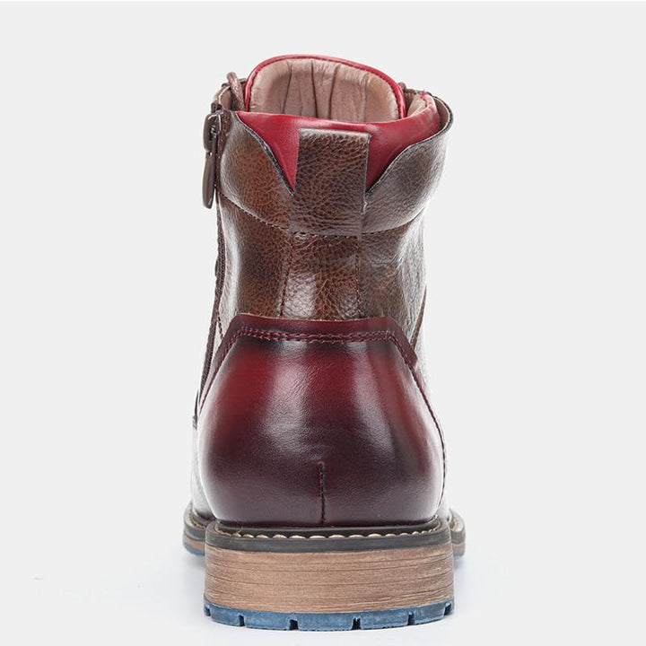 Elegante Oxford-Stiefel aus Leder