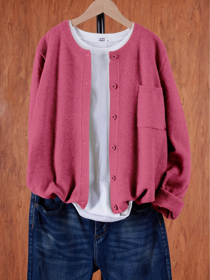 Hilma | Gemütliche Strickjacke mit großen Taschen