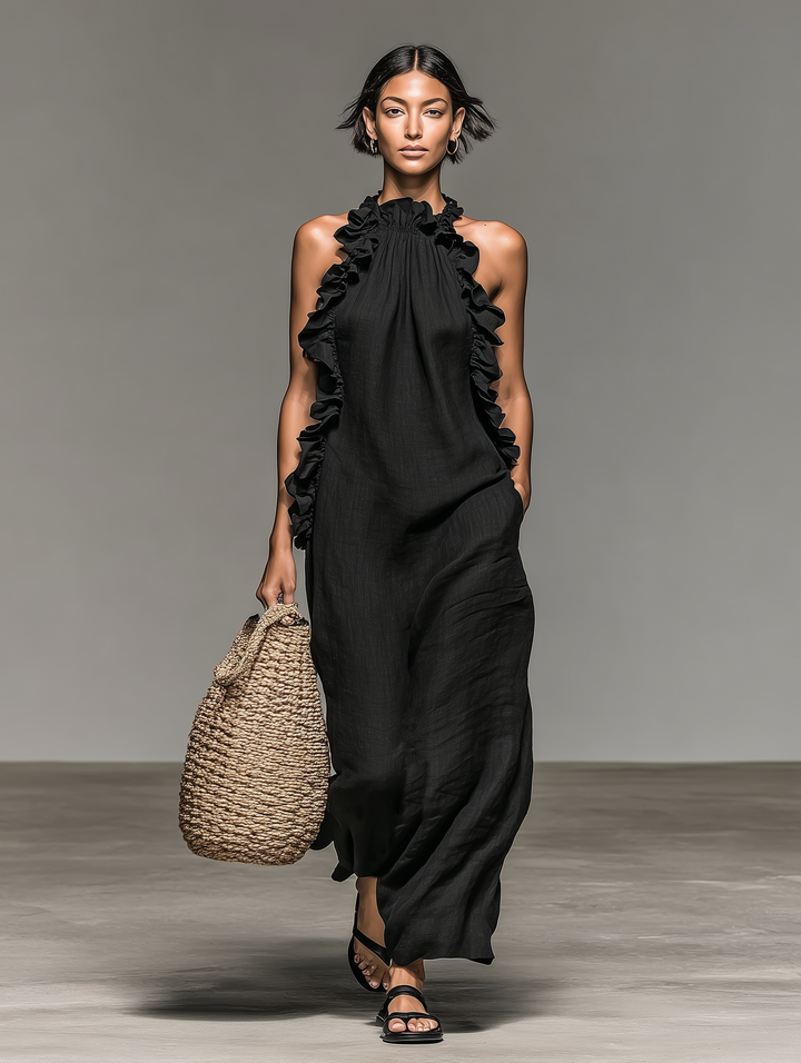 Gretchen | Maxikleid mit Taschen