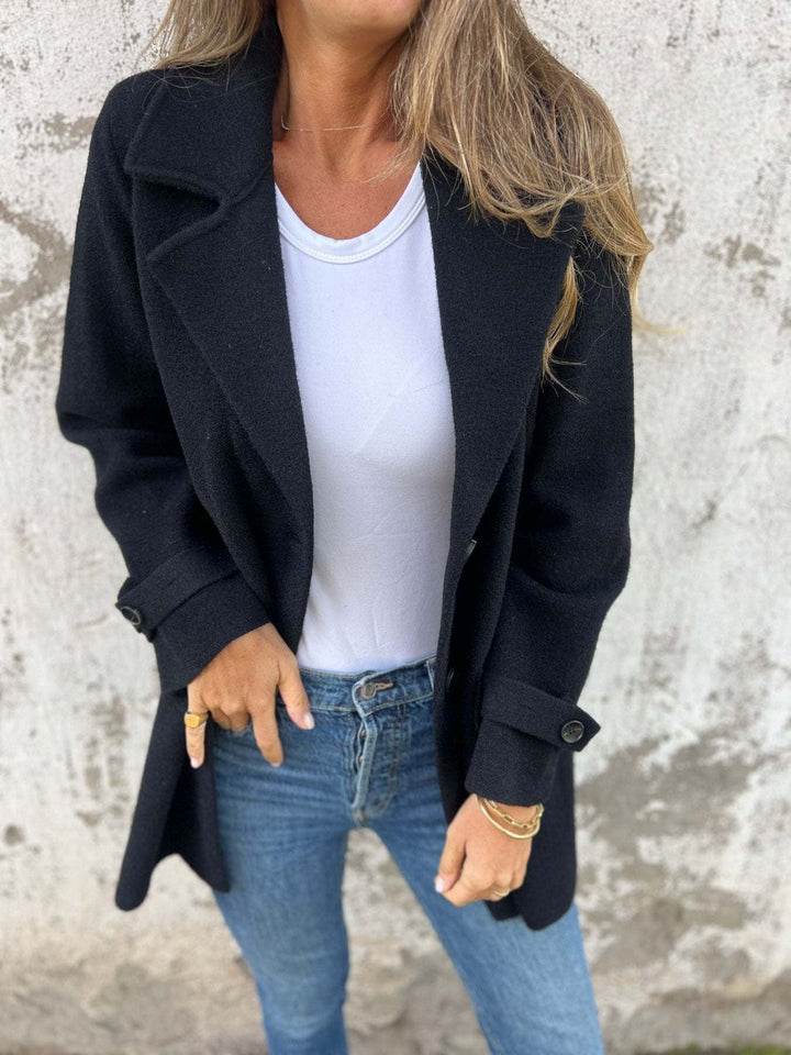 Lena-Gard | Übergangsjacke mit Reverskragen und Knopfdetails