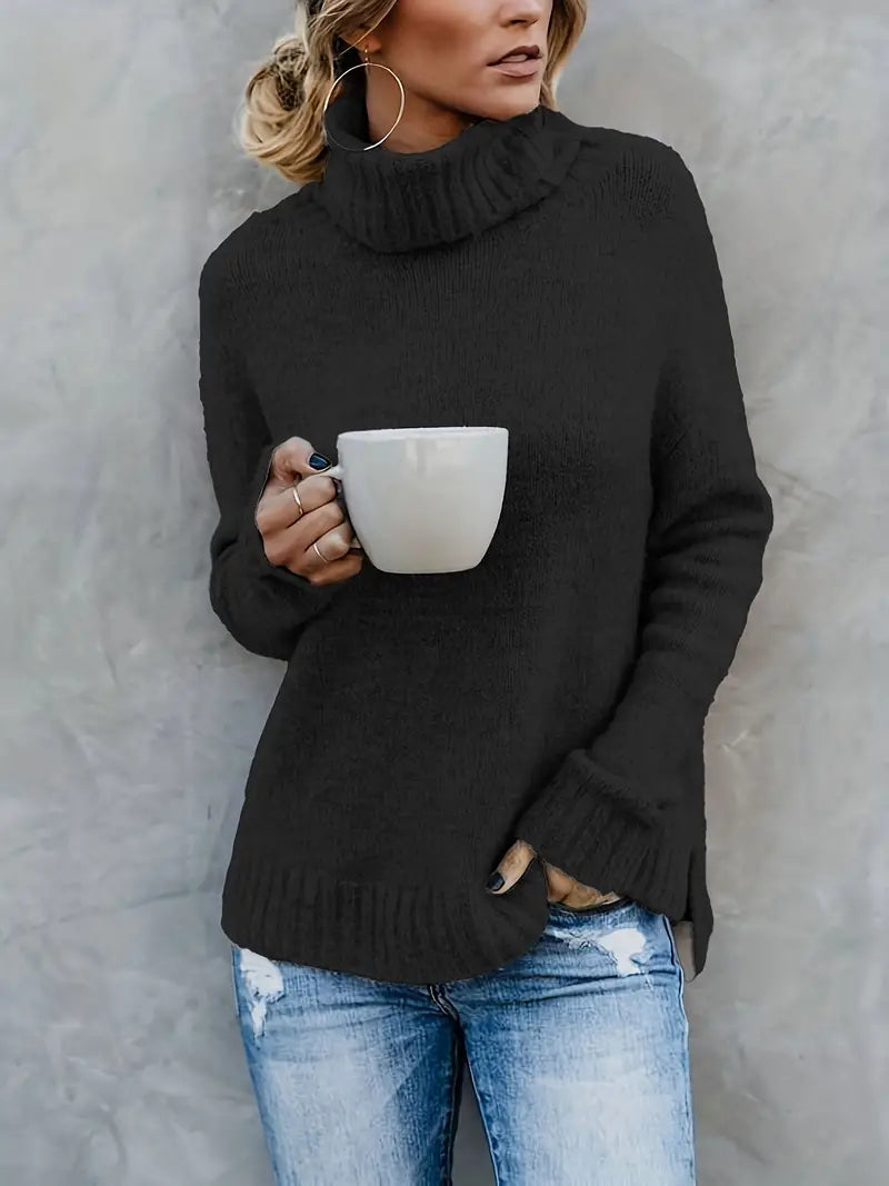 Lise-Gard | Gerippter Rollkragenpullover mit schmeichelnder Silhouette
