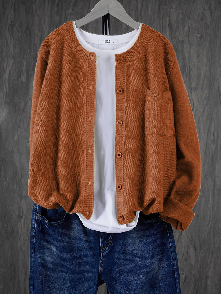 Hilma | Gemütliche Strickjacke mit großen Taschen