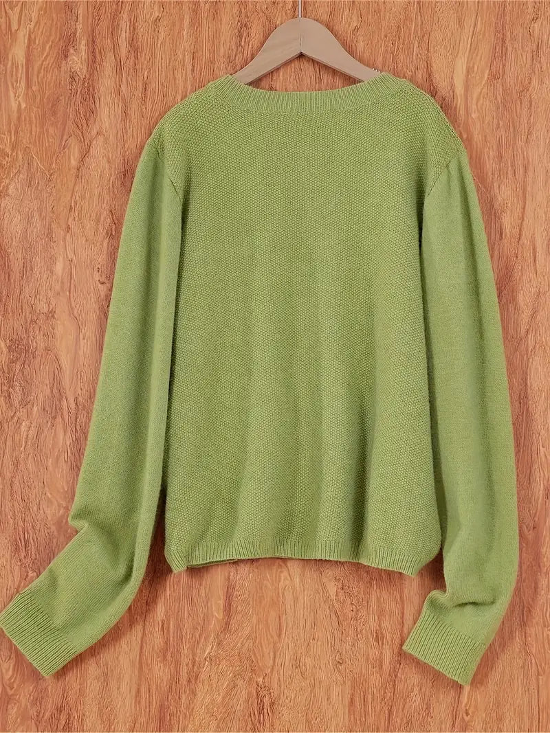 Hilma | Gemütliche Strickjacke mit großen Taschen