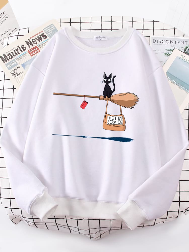 Bertha | Pullover mit grafischem Print und Rippbündchen