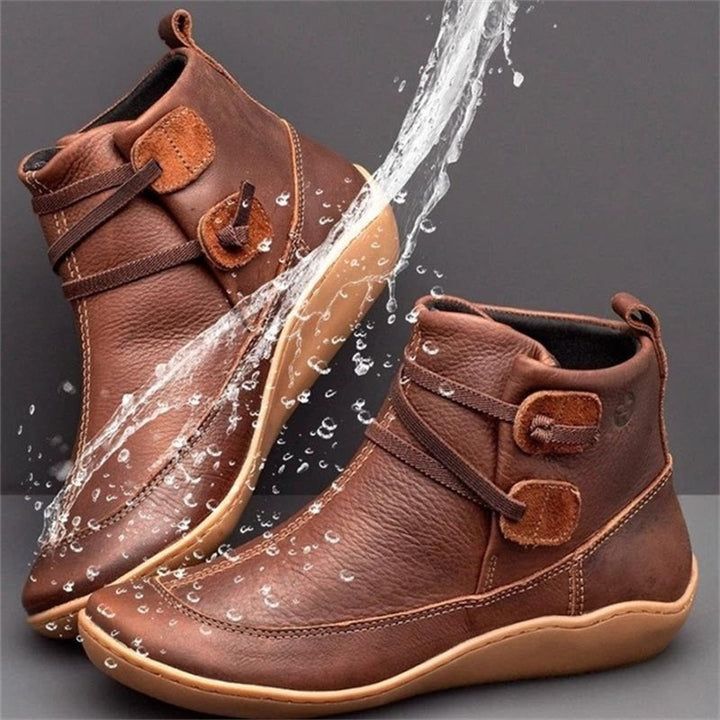 Rosa-Kathrin | Winterstiefel aus Leder mit Isolierung und Wasserbeständigkeit
