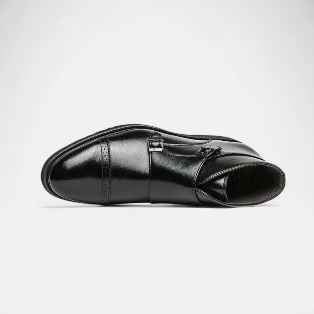Leon | Monk Strap Stiefeletten aus Ecopelle