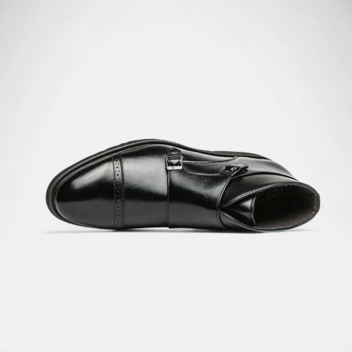 Leon | Monk Strap Stiefeletten aus Ecopelle