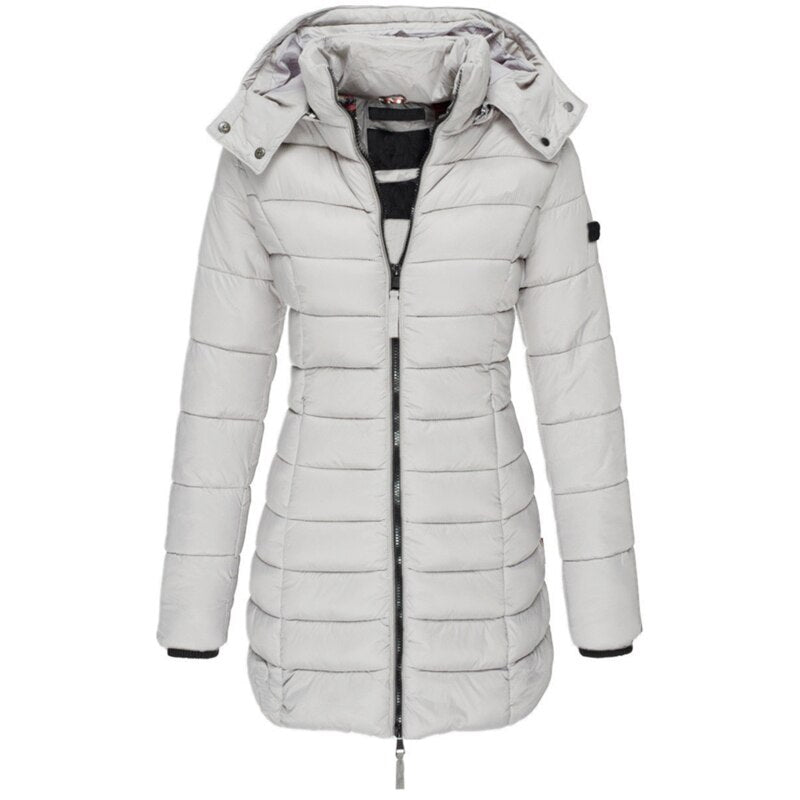 Lena-Kathrin | Puffer-Winterjacke mit abnehmbarer Kapuze