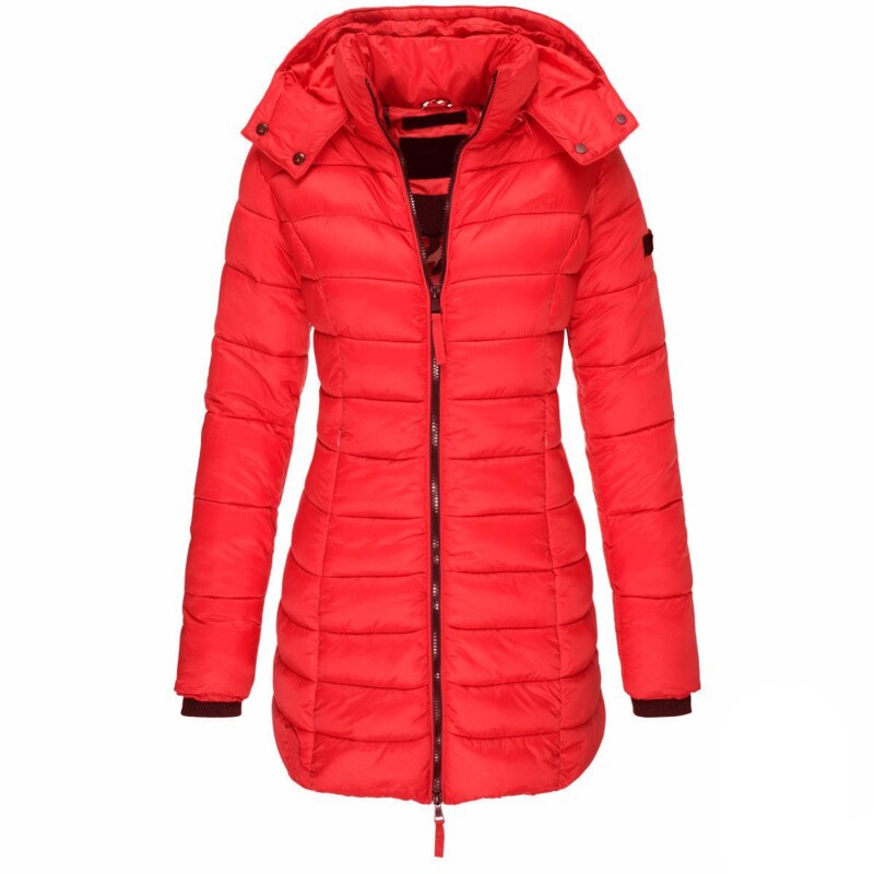 Lena-Kathrin | Puffer-Winterjacke mit abnehmbarer Kapuze