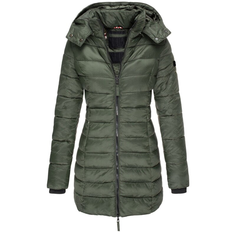 Lena-Kathrin | Puffer-Winterjacke mit abnehmbarer Kapuze