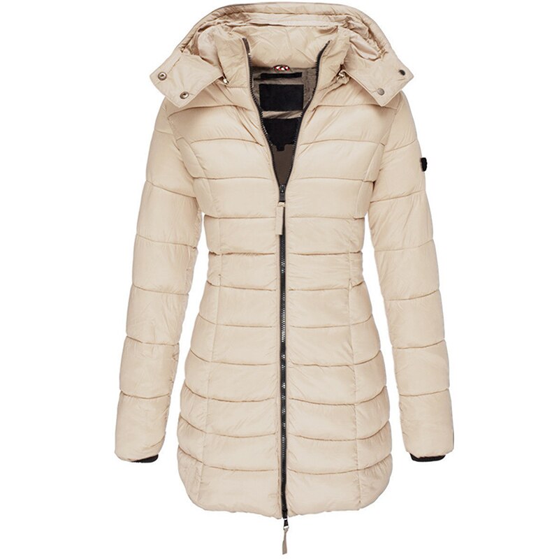 Lena-Kathrin | Puffer-Winterjacke mit abnehmbarer Kapuze