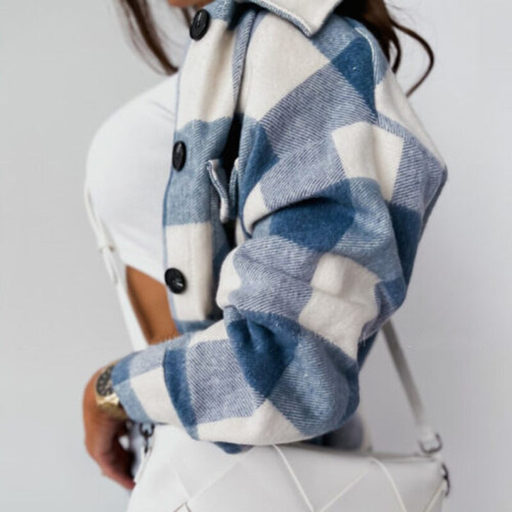 Trudel | Karierte Jacke mit entspannter Passform