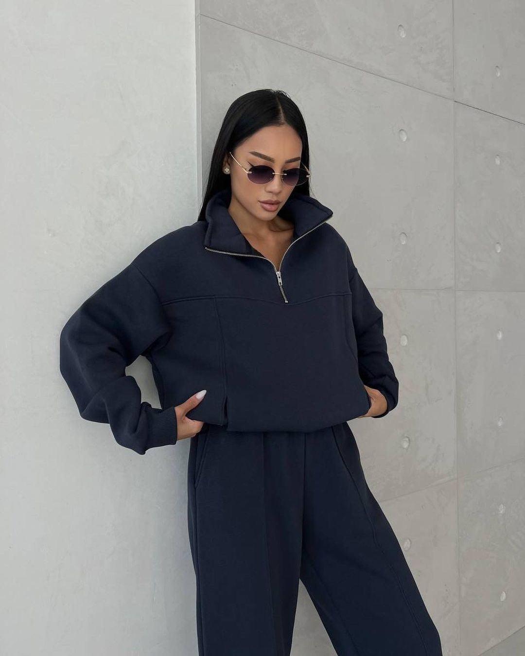 Wanda | Zweiteiliges Jogging-Set mit Reißverschlussjacke