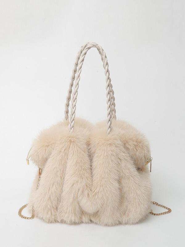 Elisa | Vielseitige Velours-Schultertasche