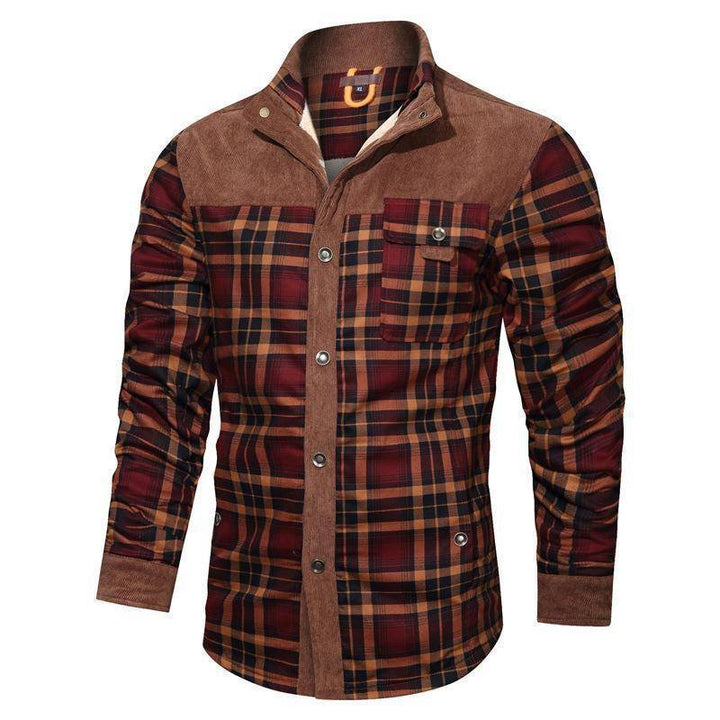Hagen | Flanelljacke mit Karomuster und warmem Futter